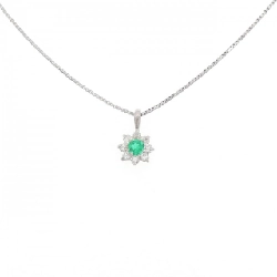 Dây chuyền ngọc lục bảo PT900/PT850 0.10CT - Hàng hiệu Authentic