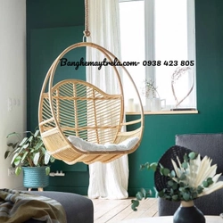 Ghế xích đu đơn mây tre 462111