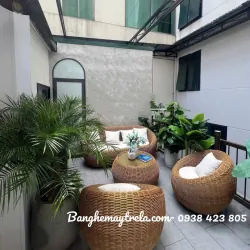 Bàn ghế sofa sò nhựa giả rẻ 795718