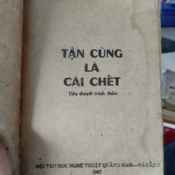 tiểu thuyết trinh thám "Tận cùng là cái chết" 1987  546344