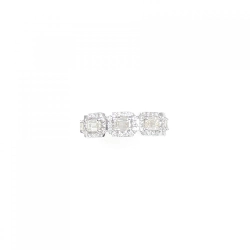 【Sản phẩm mới】Nhẫn kim cương K18WG 0.43CT 671842