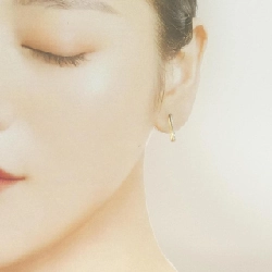 K18YG/PT900 Khuyên tai - Hàng hiệu Chính hãng 874230