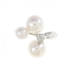 Nhẫn ngọc trai Akoya K18WG 670462