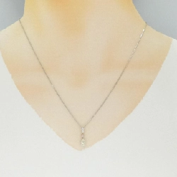 Dây chuyền kim cương PT900/K18PG/PT850 0.526CT - Hàng hiệu Chính hãng 857379