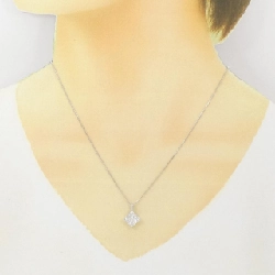 K18WG Pave Diamond Necklace 0.30CT - Hàng hiệu Authentic 860164