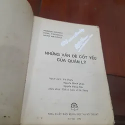 NHỮNG VẤN ĐỀ CỐT YẾU CỦA QUẢN LÝ 590922