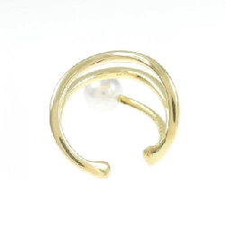 K18YG Bông tai ngọc trai Akoya 6.1mm một bên - Hàng hiệu Authentic 873481