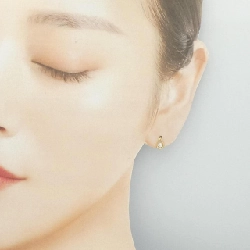 K18YG Bông tai kim cương 0.10CT - Hàng hiệu Chính hãng 868324