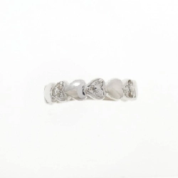 Nhẫn kim cương hình trái tim K18WG 0.06CT 667295