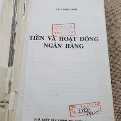 Tiền và hoạt động ngân hàng ;Lê Vinh danh ; bìa cứng,  khổ lớn 383161