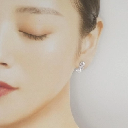 PT900 Bông tai kim cương hoa 0.46CT - Hàng hiệu Authentic 868508