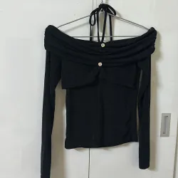 Áo trễ vai buộc dây cổ  970998