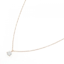 K18PG Dây chuyền kim cương 0.204CT G VS2 VG - Hàng hiệu Chính hãng 876045