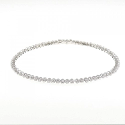 Dây chuyền kim cương LINE - Hàng hiệu Authentic 844450