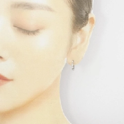 K14WG Bông tai kim cương hình trái tim 0.054CT - Hàng hiệu Chính hãng 870177