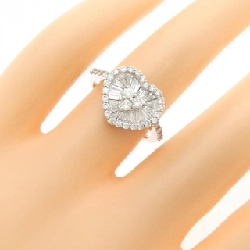 Nhẫn kim cương hình trái tim K18WG 1.00CT 671276