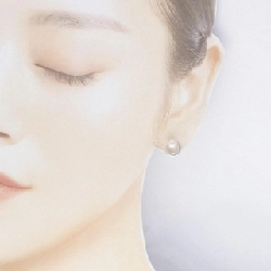 Bông tai ngọc trai Akoya Mikimoto 5.4mm 665784