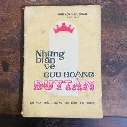 Những bí ẩn về cựu hoàng Duy Tân - XB 1988