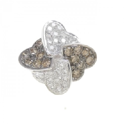 Nhẫn kim cương hình trái tim K18WG/K18BG 0.28CT - Hàng hiệu Chính hãng 853673