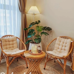 Bàn ghế sò mây cafe giá rẻ 469630