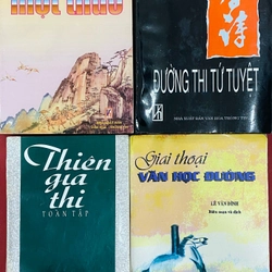 Lô sách về thơ Đường và giai thoại văn học.
