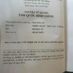 Tam quốc bình giảng - Nguyễn Tử Quang 932640