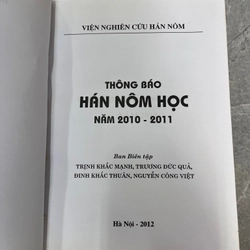 THÔNG BÁO HÁN NÔM HỌC NĂM 2010 - 2011 387540