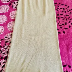 Chân váy len màu be dáng dài phong cách nữ tính 734236