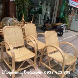 Ghế đơn mây tre đan 703667