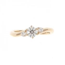 Nhẫn kim cương K18PG 0.215CT F VS1 3EXT H＆C - Hàng hiệu chính hãng 872675