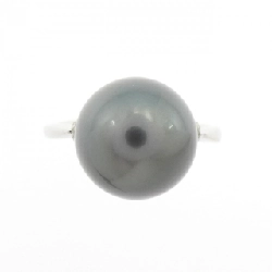 Nhẫn ngọc trai đen K18WG 10.8mm 667484