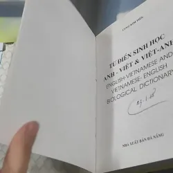 Từ Điển Sinh Học (Anh - Việt & Việt - Anh) - Cung Kim Tiến 727388