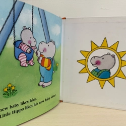 📘Little  Hippo's New baby (a lift-the-flap story) 🦛 527358