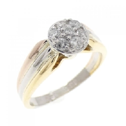 Nhẫn kim cương PT900/K18YG/K18PG 0.28CT - Hàng hiệu Chính hãng