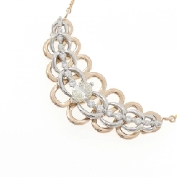 K18PG/PT900 Dây chuyền kim cương 0.320CT - Hàng hiệu Chính hãng 858706