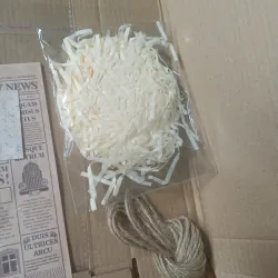 Combo Gói Quà Gồm Dây Gai, Rơm Lót, Sticker Trang Trí, Tặng kèm Hộp và dụng cụ kẻ mắt 791092