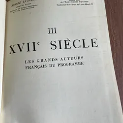 Văn học Pháp thế kỷ 17 - XVII SIÈCLE LES GRANDS AUTEURS FRANÇAIS DU PROGRAMME 590982