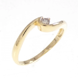 Nhẫn kim cương K18YG 0.05CT - Hàng hiệu chính hãng