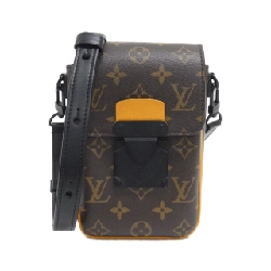 Túi đeo vai Louis Vuitton Monogram Macassar S-Lock Vertical Wearable Wallet M82535