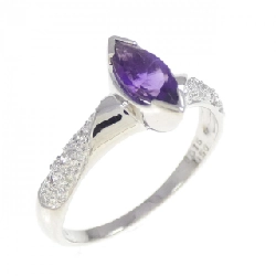 Nhẫn Amethyst PT900 0.50CT