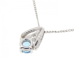 Dây chuyền Blue Topaz PT900/PT850 0.31CT - Hàng hiệu Chính hãng 864501