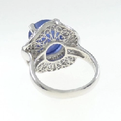 Nhẫn ngọc sao PT900 10.82CT 673497