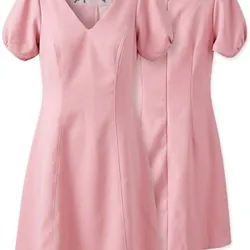 Đầm chữ A màu hồng ruốc size S/M  1053557