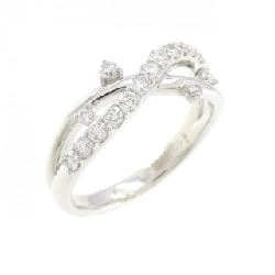 Nhẫn kim cương K18WG 0.50CT