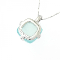 K18WG Đá ngọc bích Dây chuyền 8.28CT - Hàng hiệu Chính hãng 857731