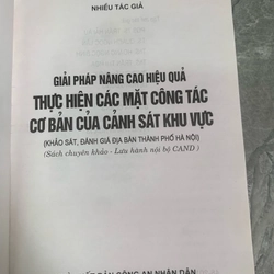 Giải pháp nâng cao hiệu quả thực hiện các mặt công tác cơ bản của cảnh sát khu vực  279105