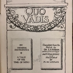 QUO VADIS - Henryk Sienkiewicz - 1897 - sách cổ  462032