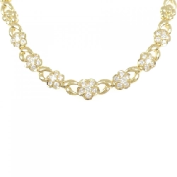 K18YG Hoa Hồng Kim Cương Dây Chuyền 2.45CT - Hàng hiệu Chính Hãng