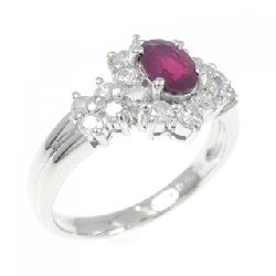 Nhẫn Ruby PT900 0.55CT