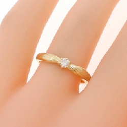 Nhẫn kim cương K18YG 0.10CT - Hàng hiệu chính hãng 846632